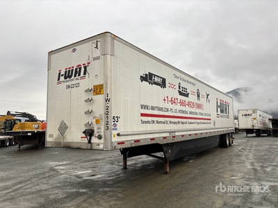 2022 Utility 53 ft x 102 in T/A Remorque fourgon