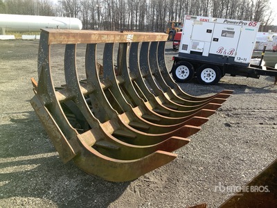 131 in Skid Steer Landscape Rake - Fits front end loader