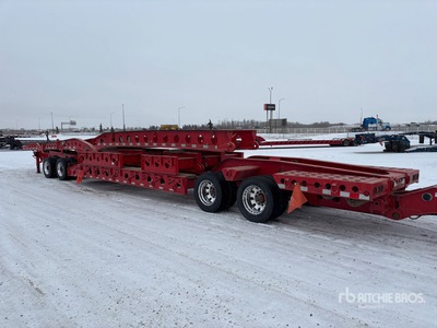 1995 Aspen T/A Double Drop Removable Gooseneck dieplader