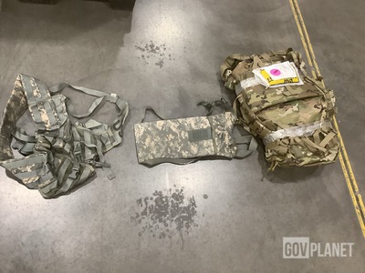 (8) Field Packs, (43) Fighting Load Carriers & Assorted Items