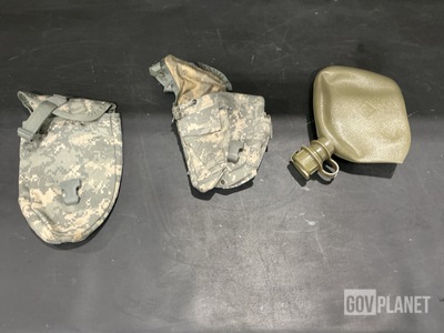 (86) Tool Carriers, (116) Canteen Pouches, (16) Water Canteens & Assorted Items