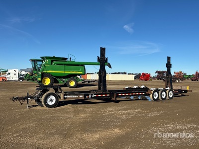 2008 Trailtech DR21000 37 ft Double Header Transport Trailer