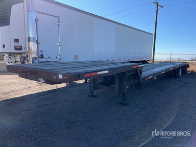 2000 Transcraft 53 ft T/A Spread Axle Single Drop Step Deck Trailer