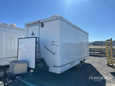 2006 Olympic Fiberglass Ind 18 ft x 8 ft Portable T/A Restroom Trailer