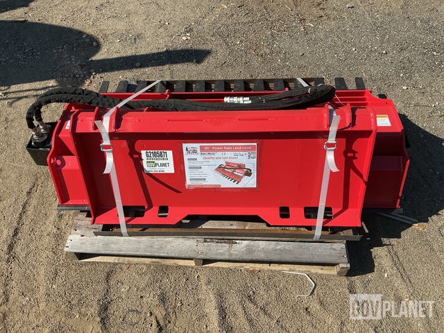 Surplus Raytree RMLL60 60'' Skid Steer Power Rake Land Level - Unused ...