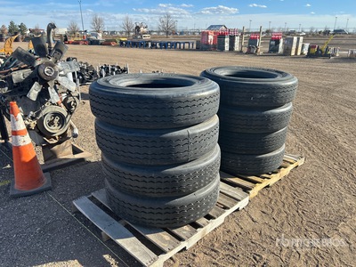 Quantity of (8) 275/80R22.5 Tires