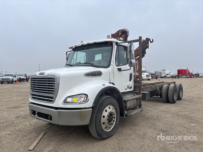 1998 Ferrari I47 Knuckle Boom on 2007 Freightliner M2112 6x4 Camión Grúa