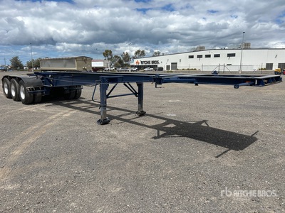 2007 CIMC 8.1 m Tri/A B-Double Lead Container aanhangwagen