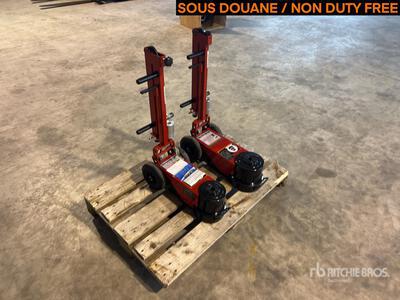 2025 100T-2&80T-2 Qty of (2) Air Hydraulic jacks Jack (Unused)