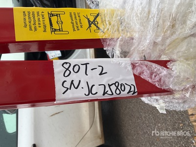2025 OKG 100T-2&80T-2 Qty of (2) Air Hydraulic jacks Jack (Unused)