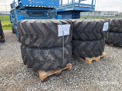 BKT 500/70-R24 Qty of 4 164A8 MULTIMAX MP522 Wheels