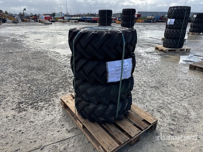 BKT 10.0/75-15.3 Qty of 4 18PR AS 504 Wheels