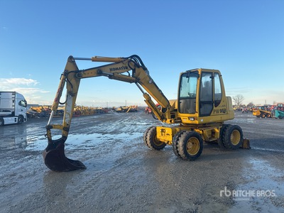 2001 Komatsu PW 95 Pelle hydraulique sur roues