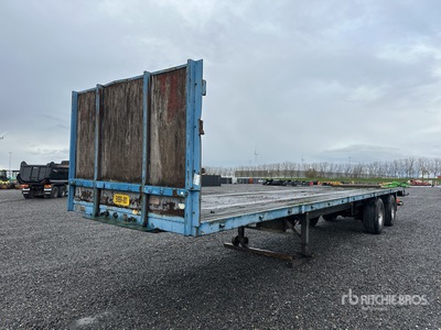 Groenewegen T/A Flatbed Trailer