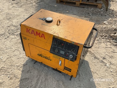 Kama KDA7000T 6 kVA Portable Generator Set (Inoperable)