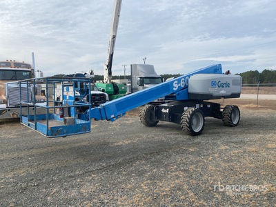 2016 Genie S60X 4WD Diesel Telescopic Boom Lift