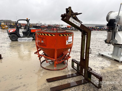 Crane Forks and Concrete Bucket Accessorio per gru