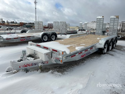 2026 N & N Trailers 24 ft Tri/A Equipment Trailer (Unused)