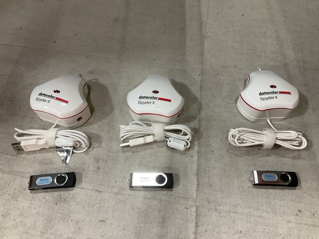 (7) Datacolor SpyderX Pro Advanced Monitor Calibrators