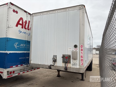 2008 Wabash 28 ft x 102 in S/A Geschlossene Anhänger