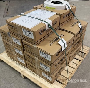 Quantity of (100) 0.45 mm x 23 mm x 600 ft H803 F422 White Linen EdgeBanding (Unused)