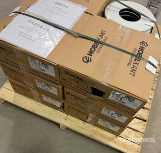 Quantity of (82) 0.45 mm x 23 mm x 600 ft H803 MR4382 F422 White Linen Edgebanding