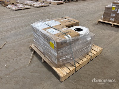 Quantity of (82) 0.45 mm x 23 mm x 600 ft H803 MR4382 F422 White Linen Edgebanding Varios, tienda, almacen, consumidor (Unused)