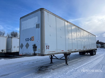 2000 Wabash 53 ft x 102 in T/A Van Trailer