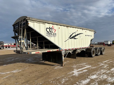 2018 Lode King 28 ft Super B-Train Lead Belly Grain Trailer (Inoperable)