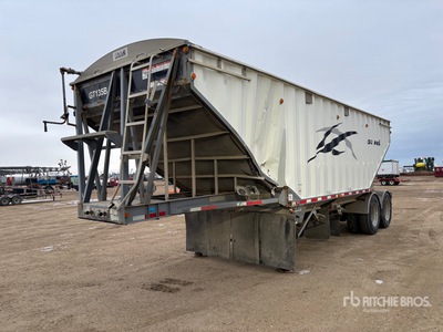 2018 Lode King 30 ft Super B-Train Pup Belly Graan aanhanger (Inoperable)