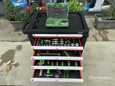 JBM H424376200000 Red Black Tool Cabinet (Unused)