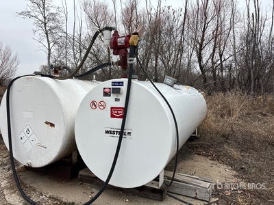 Westeel 1000 gal Steel Diesel Fuel Tank