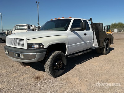 1999 Dodge Ram 3500 4x4 Quad Cab Camión Caja Abierta