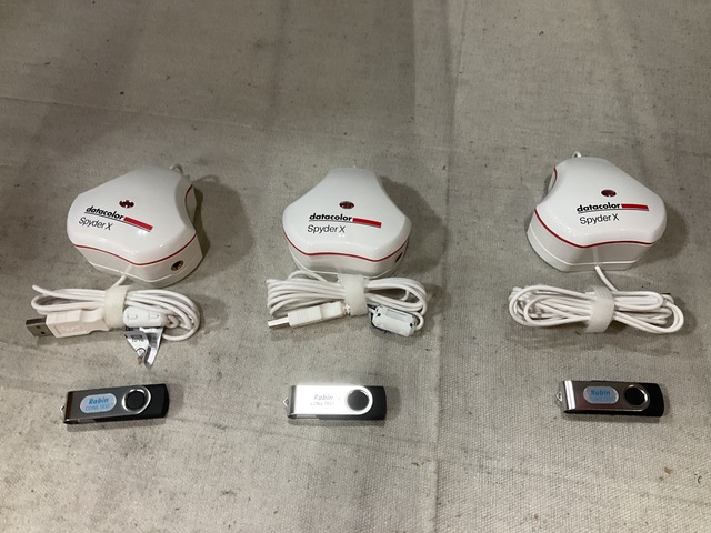 (7) Datacolor SpyderX Pro Advanced Monitor Calibrators