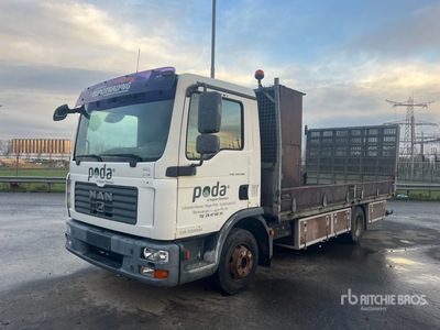 MAN TGL 10-180 4x2 شاحنة مسطحة