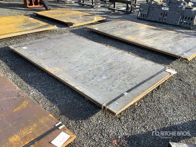 Quantity of (2) 2025 Kit Containers Steel 5 ft 0 in x 9 ft 4 in (.75 in Thick) Płyty stalowe