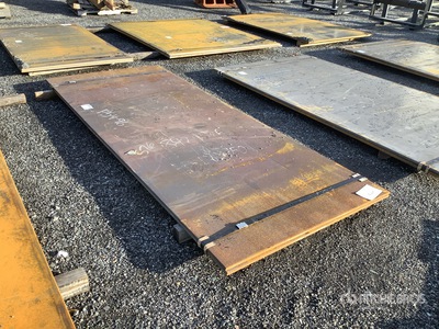 Quantity of (2) 2025 Kit Containers Steel 4 ft 0 in x 10 ft 0 in (.75 in Thick) Płyty stalowe