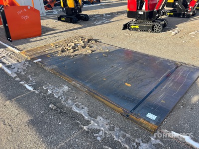 2025 Kit Containers 73 in x Plaques d'acier