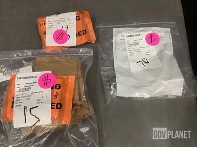 (12) Sleeve Bushings, (25) Electrical Caps, (3) Fuseholders & Assorted Items