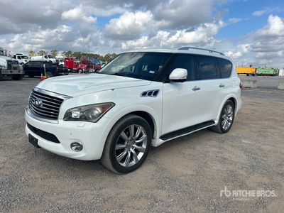 2012 Infiniti QX56 2WD سيارة رياضية متعددة الاستخدامات