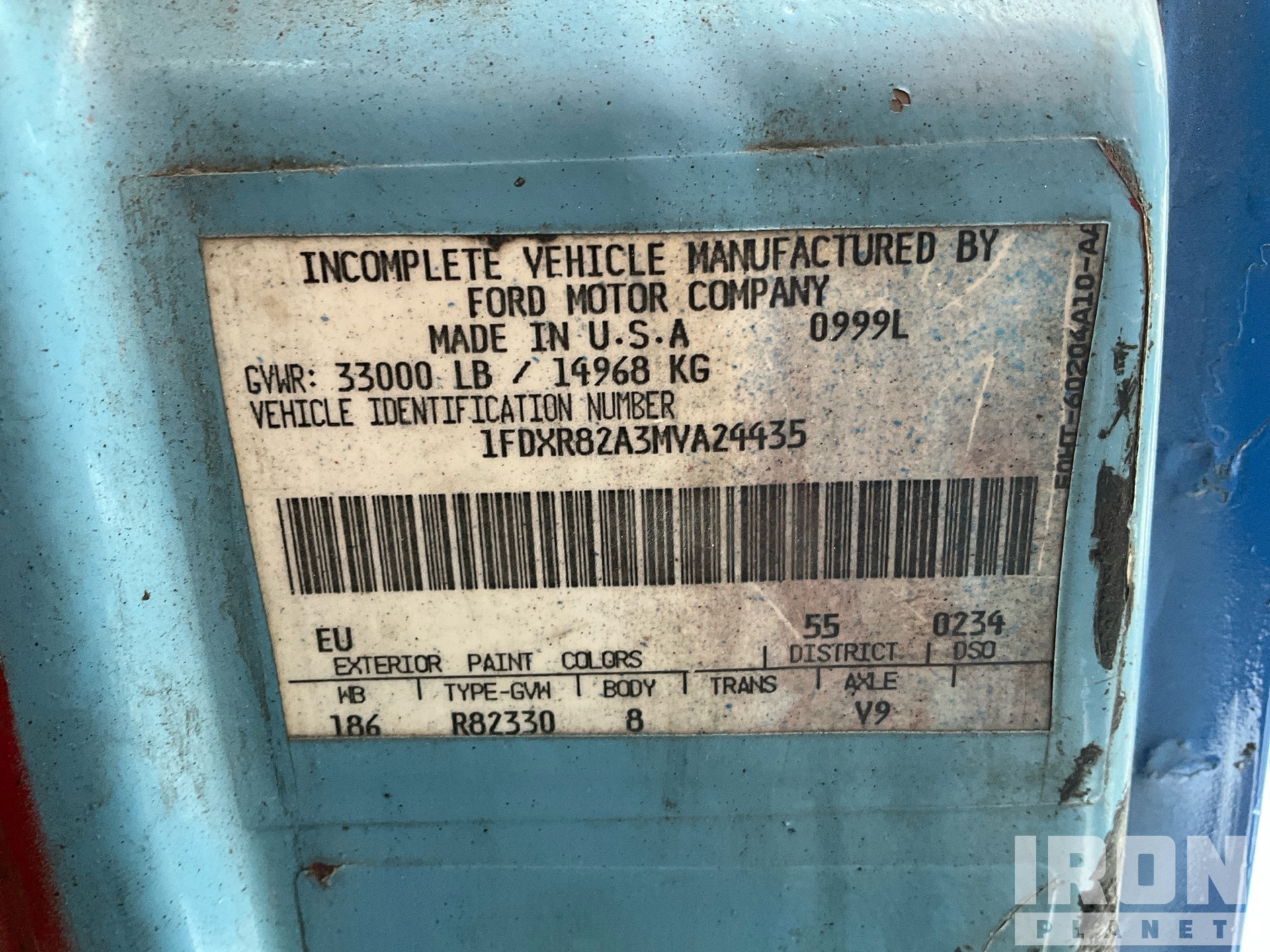 1991 Etnyre HL 1810 gal on 1999 Ford L8000 4x2 Asphalt Distributor