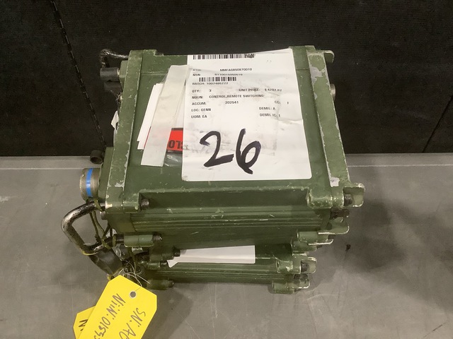 (3) Harris RF-7800R-RC Remote Control Units