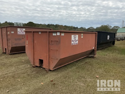 Quantity of (2) Nedland 14 ft 20 cu yd حاوية التدحرج