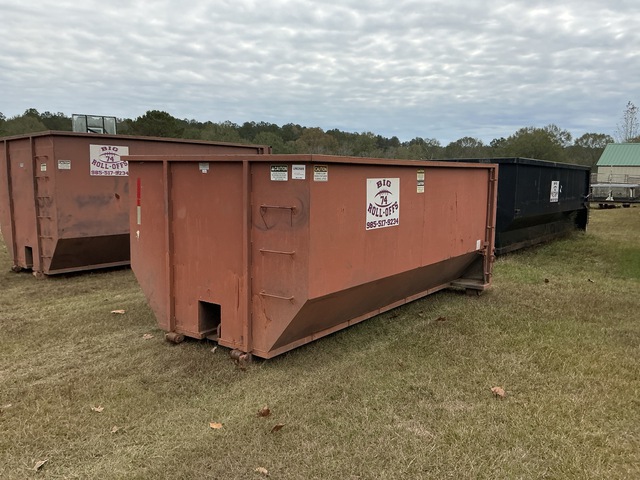 Quantity of (2) Nedland 14 ft 20 cu yd Roll-Off Container
