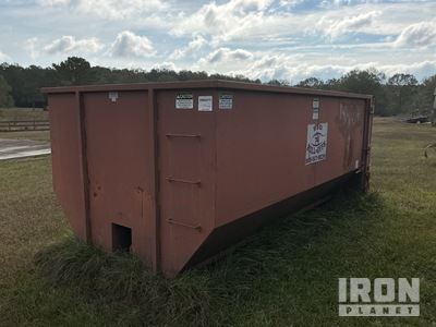 Quantity of (6) Nedland 14 ft 0 in 14 ft 25 Cubic yard Roll off Container Roll-Off Container