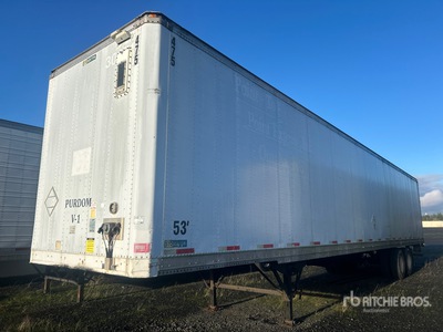 2002 Stoughton AVW-535T-S-C-AR 53 ft x 102 in T/A Van Trailer
