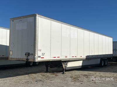 2015 Wabash DVCVHPC 53 ft x 102 in T/A Van Trailer