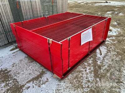 Quantity of (30) Canex 8 ft x 6 ft Powder Coated bouw hek (Unused)
