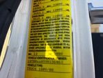 General Appearance with Motor Vehicle Safety Standards Label