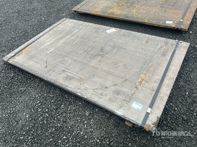 Quantity of (2) 2025 Kit Containers   x (0.75 in Thick) Steel Plates